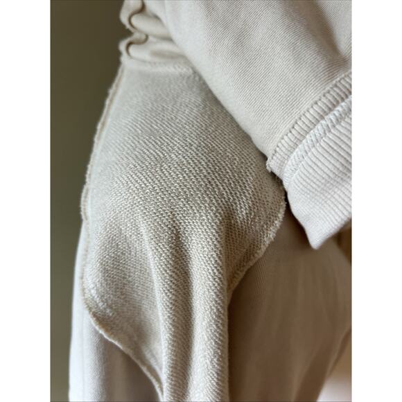 Free People We The Free Emilia Cardigan Hoodie Slouchy Oversized XS tan EUC - Picture 6 of 16